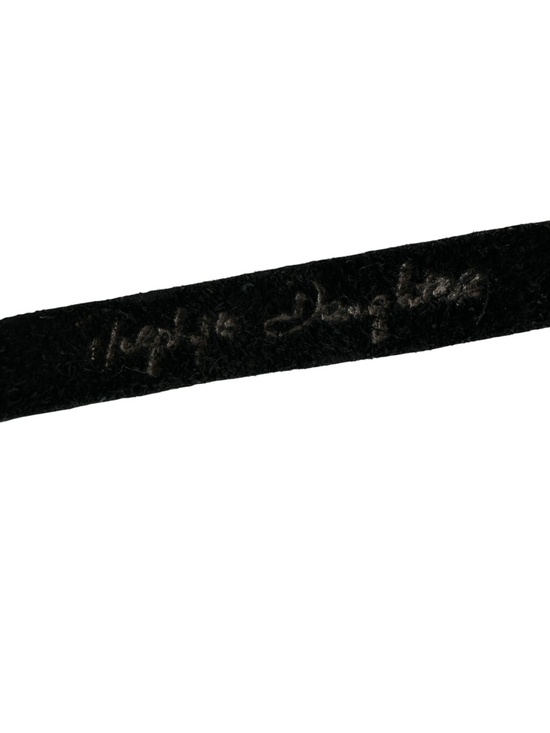 Genuine Vintage MURPHY\'S DAUGHTER Black Leather Eyelet Belt size 34 main image 5